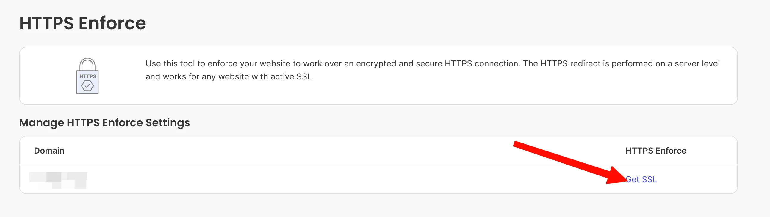 Site Tools → Security → HTTPS Enforce,点击 Get SSL 申请证书并开启强制 HTTPS