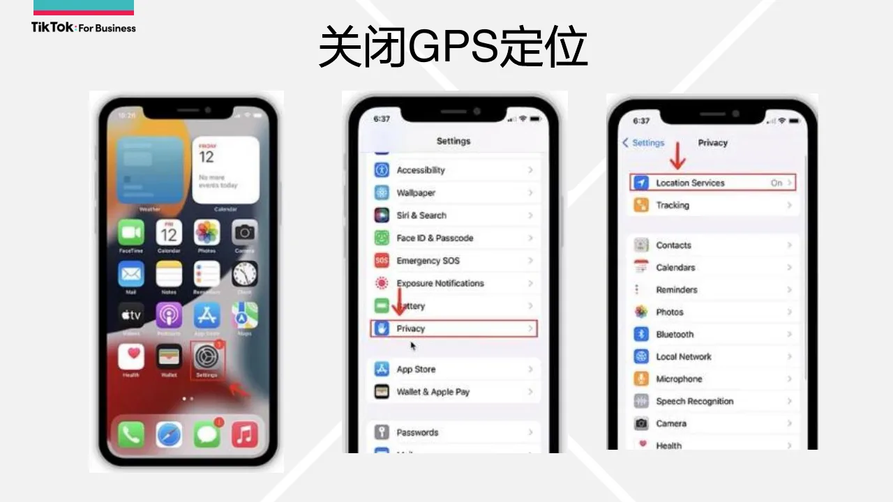 iPhone 设置 Language & Region,Region 从 China mainland 改为 United States